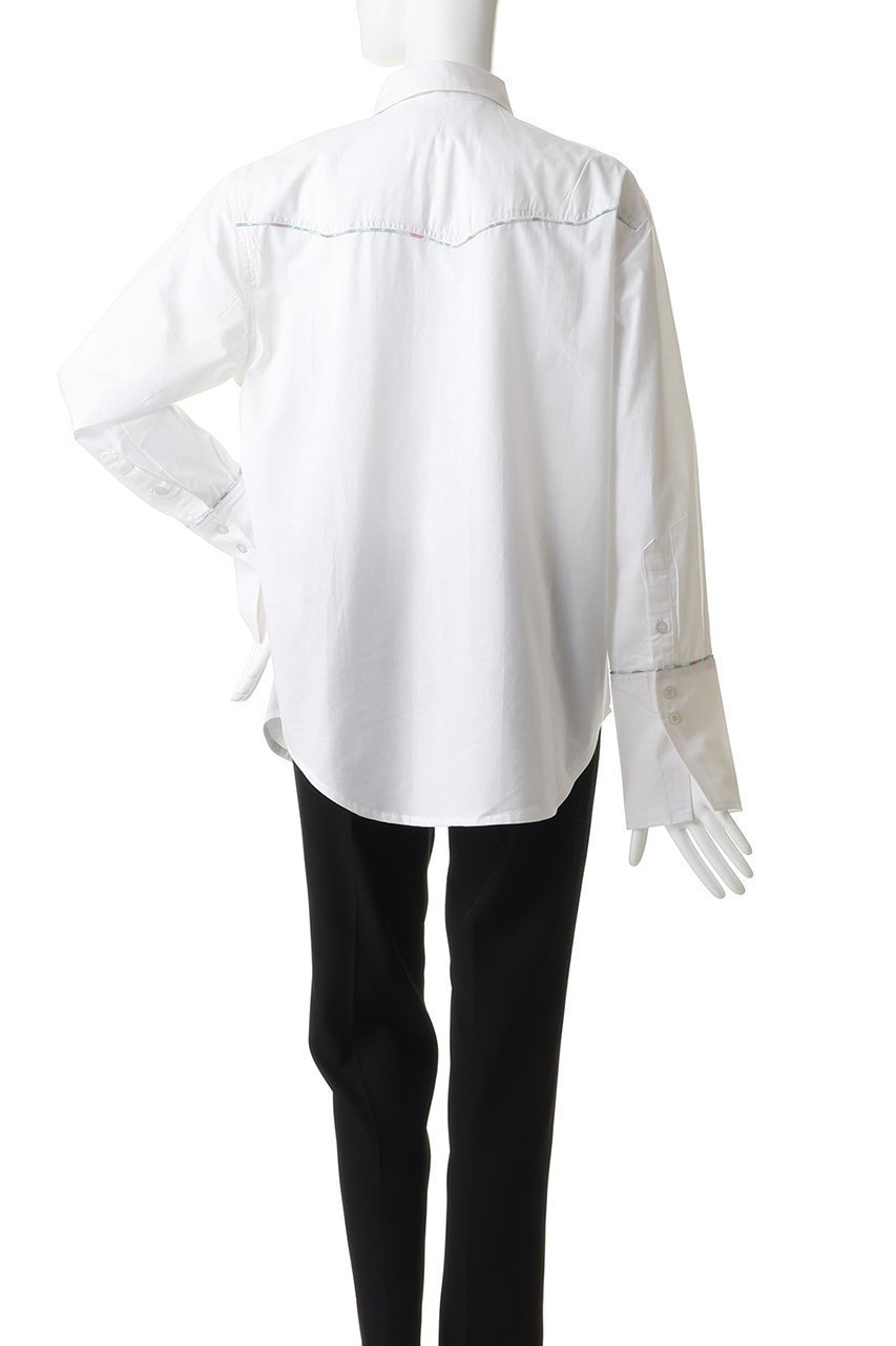 【エスゼット ブロックプリント/SZ Blockprints】のWESTERN SHIRT BLUEBERRY オーバーシャツ 人気、トレンドファッション・服の通販 founy(ファニー) 　ファッション　Fashion　レディースファッション　Fashion for Women　トップス・カットソー　Cut & Sew Tops　シャツ・ブラウス・オフィスカジュアル　Elegant Blouses & Button-Ups　ウエスタン　Western Style　スリーブ　Sleeve, Long Sleeve / Short Sleeve　フラップ　Flap, Flap Pocket　ポケット　Pocket, Pocket Detail　マニッシュ　Mannish, Boyish　モダン　Modern, Contemporary　ヨーク　Yoke, Yoke Design　ロング　Long, Long-Length　新作・新入荷　New Arrivals / New In　other-4|ID: prp329100004941550 ipo3291000000037087407