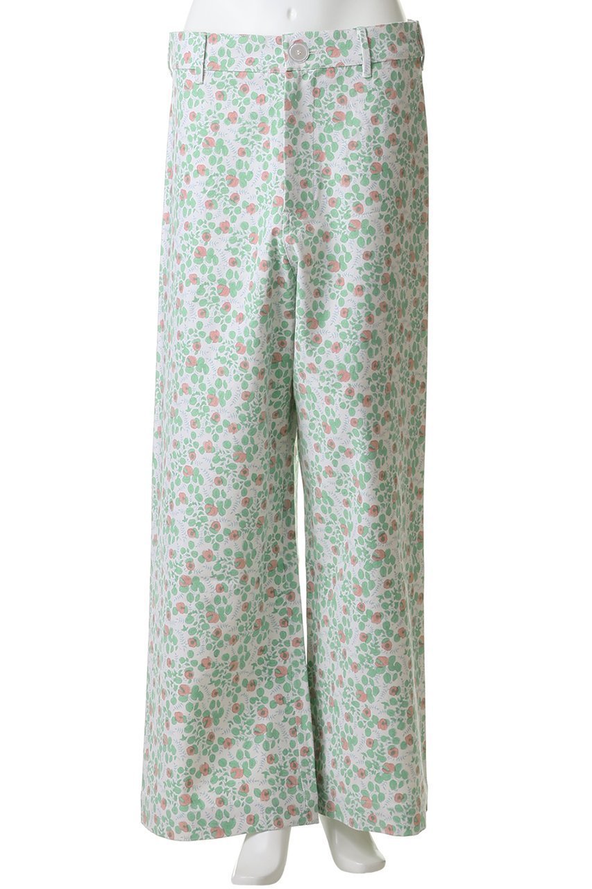 【エスゼット ブロックプリント/SZ Blockprints】のDISCO PANTS BLUEBERRY ワイドパンツ 人気、トレンドファッション・服の通販 founy(ファニー) 　ファッション　Fashion　レディースファッション　Fashion for Women　パンツ　Pants & Trousers　プリント　Print, Printed Pattern　モチーフ　Motif, Design Theme　リブニット　Rib Knit, Ribbed Knit　ワイド　Wide, Wide Fit　新作・新入荷　New Arrivals / New In　other-2|ID: prp329100004941552 ipo3291000000037087417