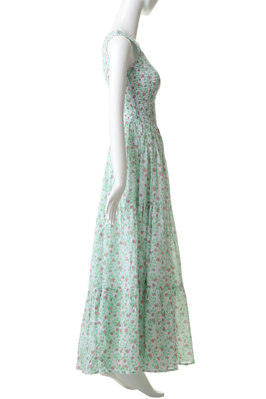 【エスゼット ブロックプリント/SZ Blockprints】のCECILIA DRESS BLUEBERRY シャーリングドレス 人気、トレンドファッション・服の通販 founy(ファニー) 　ファッション　Fashion　レディースファッション　Fashion for Women　ワンピース　Dresses　フォーマル・パーティードレス・結婚式用ドレス　Elegant & Casual Dresses　チュニック　Tunic Tops & Dresses　コンパクト　Compact, Small Size　シャーリング　Shirring, Ruched　チュニック　Tunic, Long Top　ドレス　Dress, One-Piece　ロング　Long, Long-Length　夏　Summer　新作・新入荷　New Arrivals / New In　other-3|ID: prp329100004941553 ipo3291000000037087427