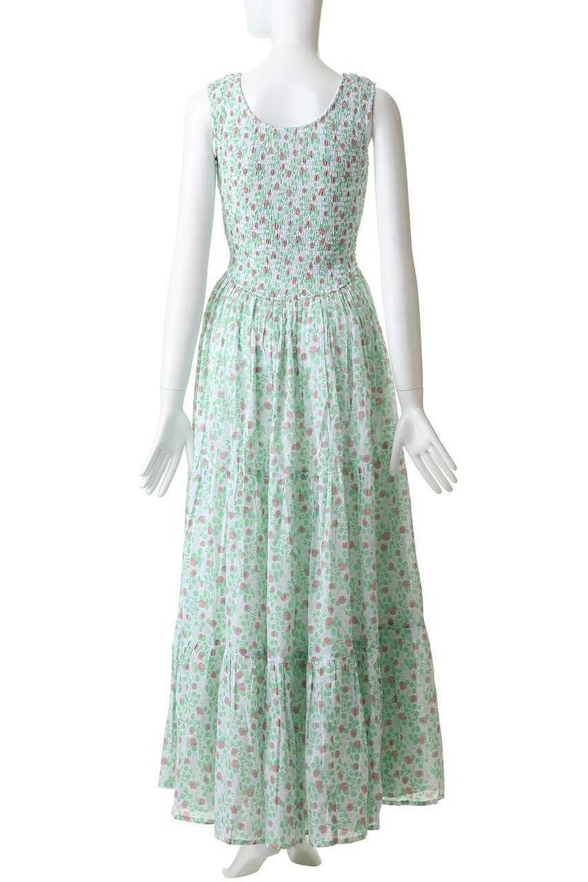 【エスゼット ブロックプリント/SZ Blockprints】のCECILIA DRESS BLUEBERRY シャーリングドレス 人気、トレンドファッション・服の通販 founy(ファニー) 　ファッション　Fashion　レディースファッション　Fashion for Women　ワンピース　Dresses　フォーマル・パーティードレス・結婚式用ドレス　Elegant & Casual Dresses　チュニック　Tunic Tops & Dresses　コンパクト　Compact, Small Size　シャーリング　Shirring, Ruched　チュニック　Tunic, Long Top　ドレス　Dress, One-Piece　ロング　Long, Long-Length　夏　Summer　新作・新入荷　New Arrivals / New In　other-4|ID: prp329100004941553 ipo3291000000037087428