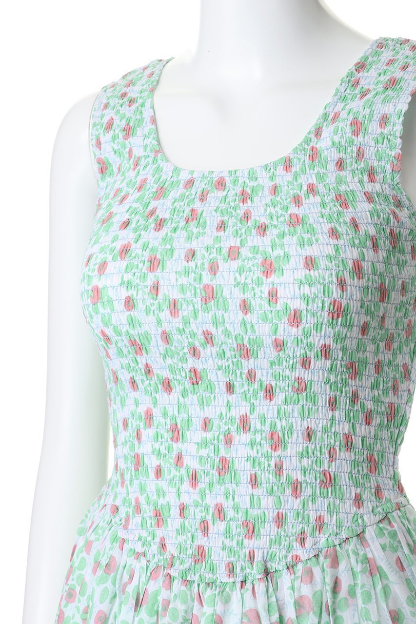 【エスゼット ブロックプリント/SZ Blockprints】のCECILIA DRESS BLUEBERRY シャーリングドレス 人気、トレンドファッション・服の通販 founy(ファニー) 　ファッション　Fashion　レディースファッション　Fashion for Women　ワンピース　Dresses　フォーマル・パーティードレス・結婚式用ドレス　Elegant & Casual Dresses　チュニック　Tunic Tops & Dresses　コンパクト　Compact, Small Size　シャーリング　Shirring, Ruched　チュニック　Tunic, Long Top　ドレス　Dress, One-Piece　ロング　Long, Long-Length　夏　Summer　新作・新入荷　New Arrivals / New In　other-5|ID: prp329100004941553 ipo3291000000037087429