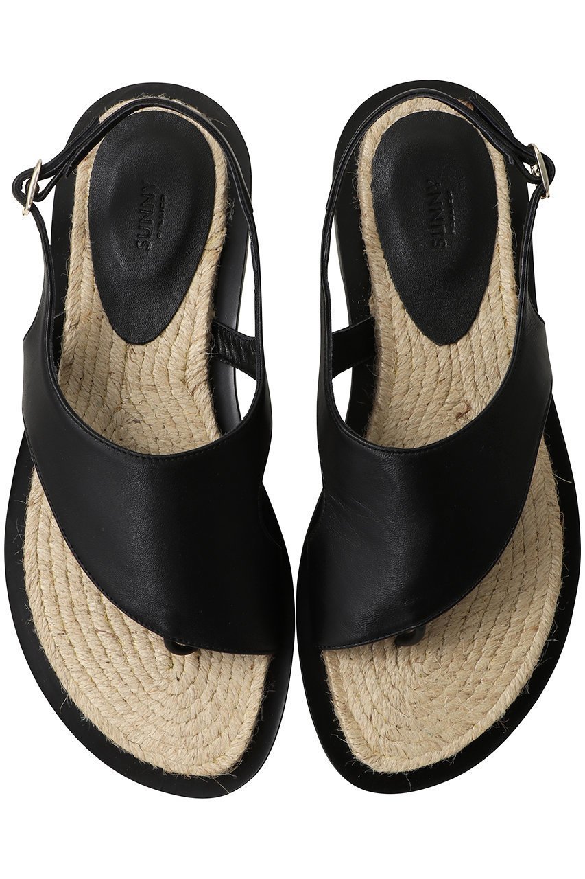 【ペリーコ/PELLICO】の【ELLE SHOP限定】【PELLICO SUNNY】ジュートソールトングサンダル インテリア・キッズ・メンズ・レディースファッション・服の通販 founy(ファニー) 　ファッション　Fashion　レディースファッション　Fashion for Women　アシンメトリー　Asymmetrical Style　サマー　Summer, Summer Style　サンダル　Sandals, Summer Shoes　モダン　Modern, Contemporary　リゾート　Resort, Vacation Style　夏　Summer　新作・新入荷　New Arrivals / New In　ブラック|ID: prp329100004941556 ipo3291000000037087445