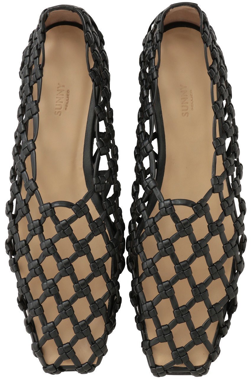 【ペリーコ/PELLICO】の【ELLE SHOP限定】【PELLICO SUNNY】メッシュフラットシューズ インテリア・キッズ・メンズ・レディースファッション・服の通販 founy(ファニー) 　ファッション　Fashion　レディースファッション　Fashion for Women　シューズ　Shoes, Footwear　フラット　Flat, Flat Shoes　メッシュ　Mesh, Net Fabric　夏　Summer　新作・新入荷　New Arrivals / New In　旅行　Travel　ブラック|ID: prp329100004941557 ipo3291000000037087452