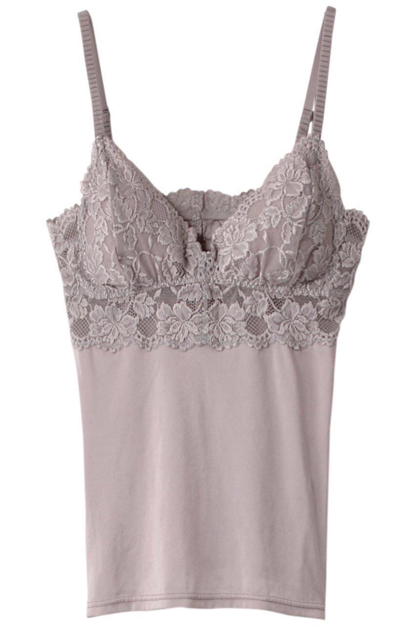 【ツェルマット/ZERMATT】の【ELLE SHOP限定】パットつきキャミソール インテリア・キッズ・メンズ・レディースファッション・服の通販 founy(ファニー) 　ファッション　Fashion　レディースファッション　Fashion for Women　下着・ランジェリー　Lingerie & Intimates　その他ランジェリー・インナーアイテム　Other Lingerie / Intimates　インナー　Innerwear　エレガント 上品　Elegant　キャミソール　Camisole, Spaghetti Strap Top　ストレッチ　Stretch, Stretchy Fabric　フレア　Flare, Flared　ランジェリー　Lingerie, Intimate Wear　レース　Lace, Lace Fabric　再入荷　Restock / Back in Stock　定番　Standard, Basic Item　ダスティグレー|ID: prp329100004941558 ipo3291000000037087460