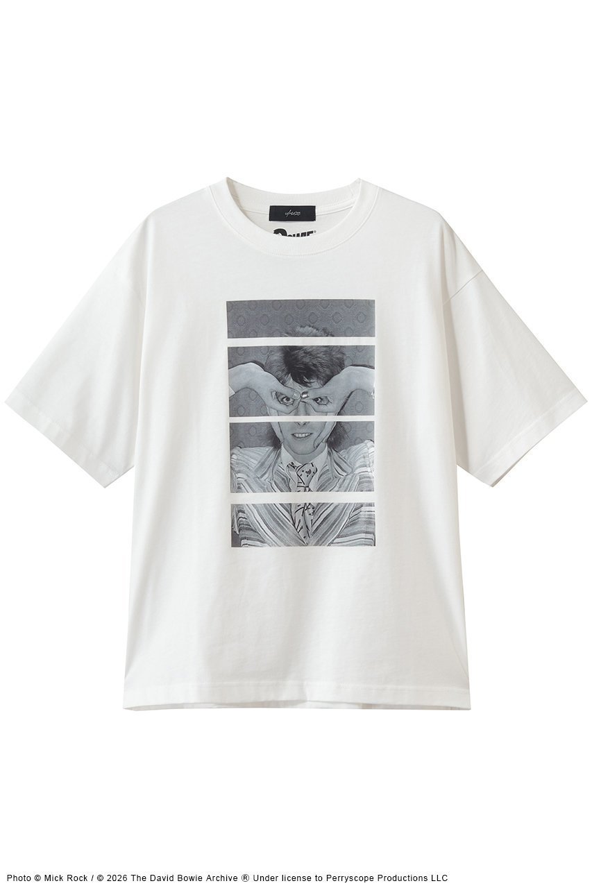 【その他のブランド/Other】の【4/25 20:00販売開始】【UNISEX】【ELLE SHOP限定】David Bowie Photo Tシャツ 人気、トレンドファッション・服の通販 founy(ファニー) 　ファッション　Fashion　レディースファッション　Fashion for Women　トップス・カットソー　Cut & Sew Tops　シャツ・ブラウス・オフィスカジュアル　Elegant Blouses & Button-Ups　ロングTシャツ・Tシャツ　Longline T-Shirts & Tees　カットソー・ベーシックTシャツ　Cut-and-Sewn Tops / Stretch Tees & Basics　ユニセックス　Unisex, Genderless　コレクション　Collection, Seasonal Line　ショート　Short, Short Length　スリーブ　Sleeve, Long Sleeve / Short Sleeve　フロント　Front, Front Design　プリント　Print, Printed Pattern　別注　Limited Edition, Custom Order　新作・新入荷　New Arrivals / New In　 other-1|ID: prp329100004941564 ipo3291000000037087514
