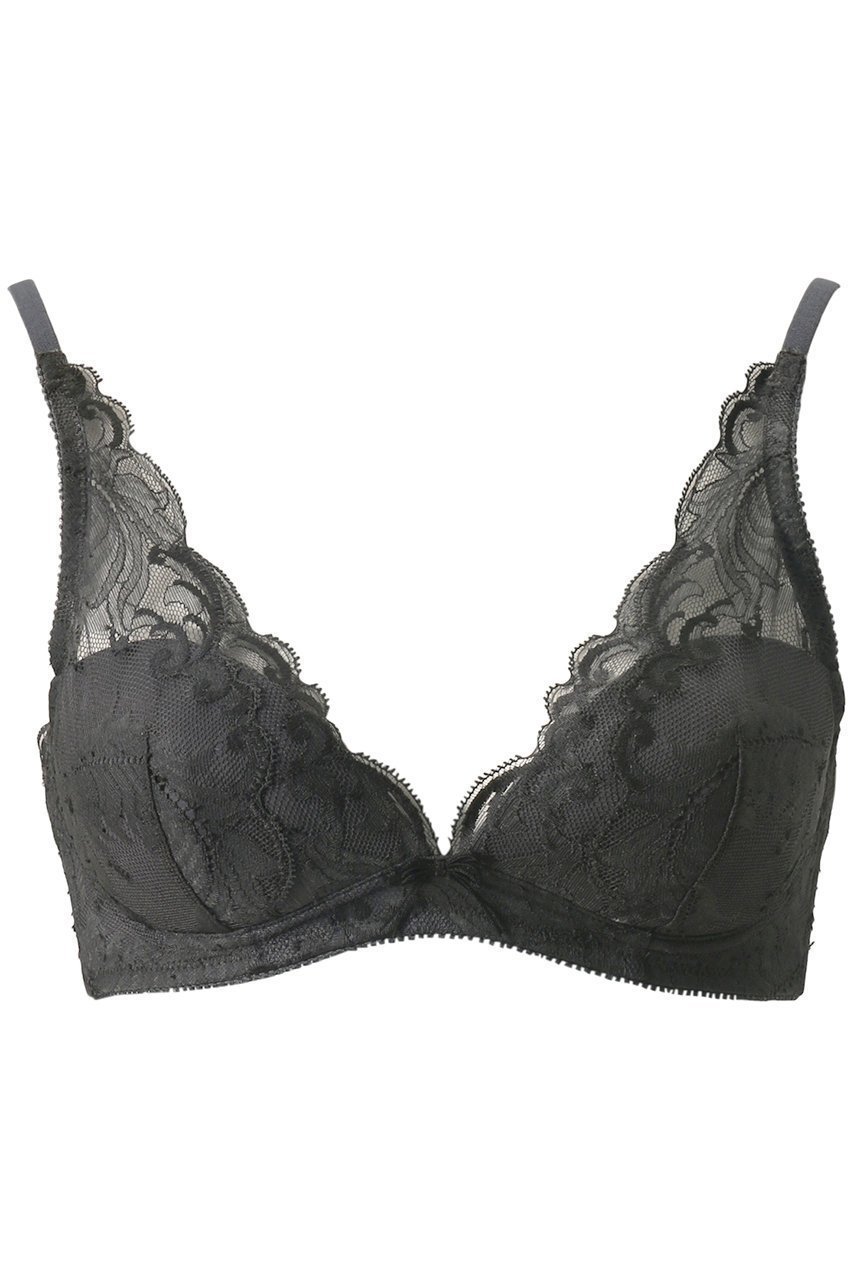 【ランジェリーク/LANGELIQUE】のテラス3 ノンワイヤーブラ インテリア・キッズ・メンズ・レディースファッション・服の通販 founy(ファニー) 　ファッション　Fashion　レディースファッション　Fashion for Women　下着・ランジェリー　Lingerie & Intimates　ブラジャー・ランジェリーブラ　Bras / Lingerie Bras　おすすめ　Recommended / Our Picks　エレガント 上品　Elegant　セットアップ　Set-Up, Coordinated Outfit　フィット　Fit, Slim Fit　ブラジャー　Bra, Lingerie　ランジェリー　Lingerie, Intimate Wear　リラックス　Relax, Relaxed Fit　レース　Lace, Lace Fabric　ワイヤー　Wire, Wired Bra　再入荷　Restock / Back in Stock　ミッドナイトグレー|ID: prp329100004941572 ipo3291000000037087587