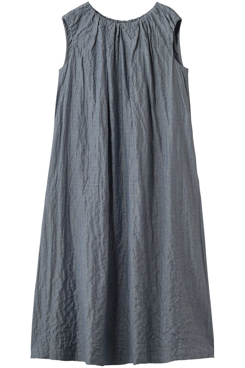 【キッドブルー/KID BLUE】のシャーリングシャンブレーツイルワンピース インテリア・キッズ・メンズ・レディースファッション・服の通販 founy(ファニー) 　ファッション　Fashion　レディースファッション　Fashion for Women　ワンピース　Dresses　サンダル　Sandals, Summer Shoes　シューズ　Shoes, Footwear　スポーツ　Sports, Activewear　パジャマ　Pajamas, Sleepwear　リゾート　Resort, Vacation Style　夏　Summer　新作・新入荷　New Arrivals / New In　ネイビー|ID: prp329100004941577 ipo3291000000037087630