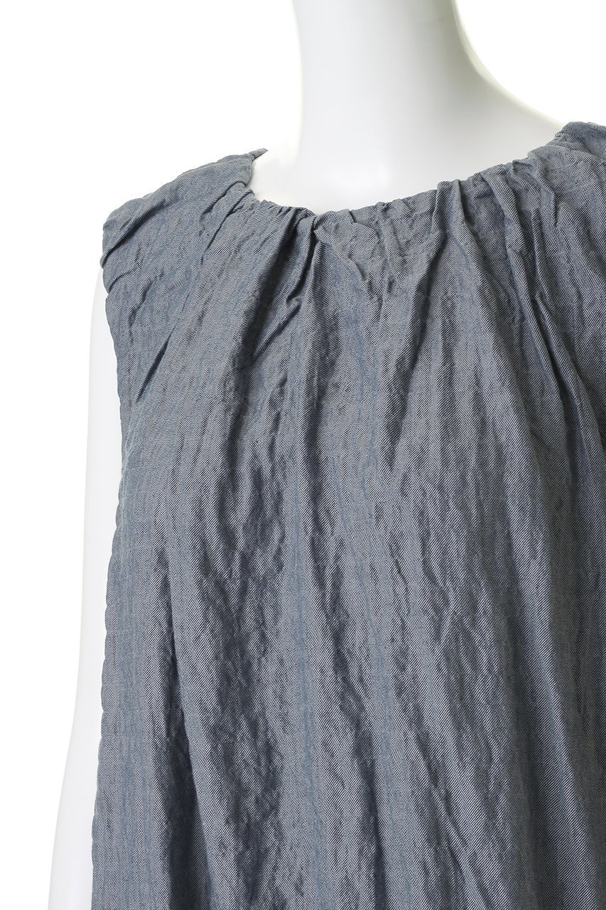 【キッドブルー/KID BLUE】のシャーリングシャンブレーツイルワンピース 人気、トレンドファッション・服の通販 founy(ファニー) 　ファッション　Fashion　レディースファッション　Fashion for Women　ワンピース　Dresses　サンダル　Sandals, Summer Shoes　シューズ　Shoes, Footwear　スポーツ　Sports, Activewear　パジャマ　Pajamas, Sleepwear　リゾート　Resort, Vacation Style　夏　Summer　新作・新入荷　New Arrivals / New In　other-5|ID: prp329100004941577 ipo3291000000037087634