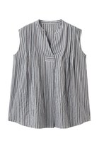 【キッドブルー/KID BLUE】のシャーリングシャンブレーツイルトップス アイボリー|ID: prp329100004941580 ipo3291000000037087650