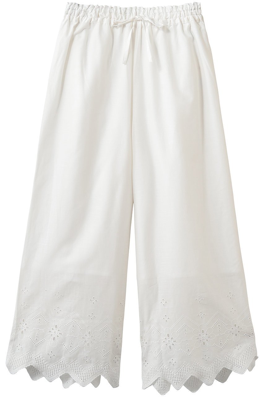 【キッドブルー/KID BLUE】の26スラブエンブボトム 人気、トレンドファッション・服の通販 founy(ファニー) 　ファッション　Fashion　レディースファッション　Fashion for Women　おすすめ　Recommended / Our Picks　お家時間・ステイホーム　Stay Home / At Home　エンブロイダリー　Embroidery Design　ストレート　Straight, Straight Cut　パジャマ　Pajamas, Sleepwear　フェミニン　Feminine, Girly　ボトム　Bottoms, Lower Wear　夏　Summer　定番　Standard, Basic Item　新作・新入荷　New Arrivals / New In　 other-1|ID: prp329100004941582 ipo3291000000037087664