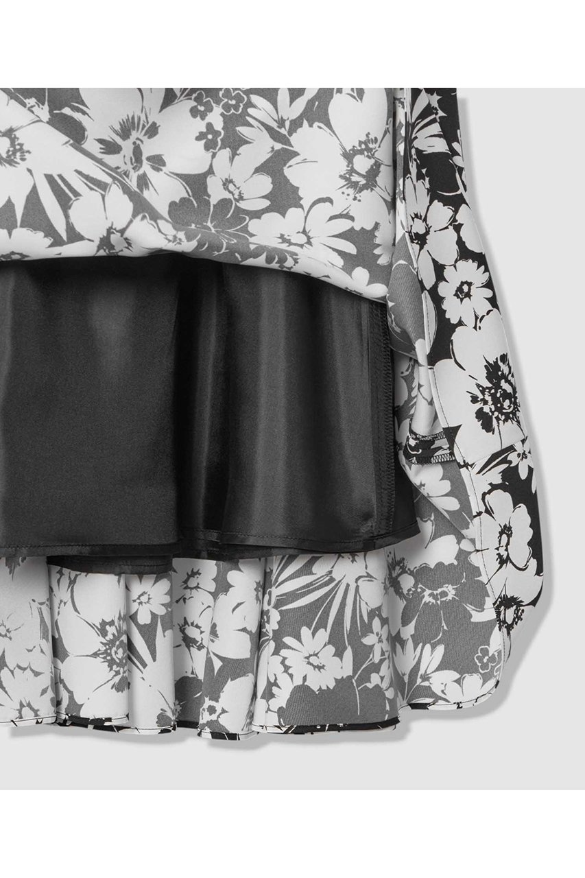 【アルアバイル/allureville】の【LOULOU WILLOUGHBY】モノトーンフラワープリントギャザースカート 人気、トレンドファッション・服の通販 founy(ファニー) 　ファッション　Fashion　レディースファッション　Fashion for Women　スカート　Skirts　ロングスカート　Long Skirts / Maxi & Midi Skirts　ギャザー　Gathered, Ruffled　フェミニン　Feminine, Girly　フラワー　Flower, Floral　プリント　Print, Printed Pattern　モノトーン　Monotone, Black and White　ロング　Long, Long-Length　新作・新入荷　New Arrivals / New In　other-5|ID: prp329100004941587 ipo3291000000037087704