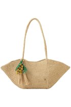 【メゾン エヌ アッシュ パリ/MAISON N H PARIS】のCROISSANT チャーム付きカゴバッグ ナチュラル×ミモザ|ID: prp329100004941592 ipo3291000000037087742