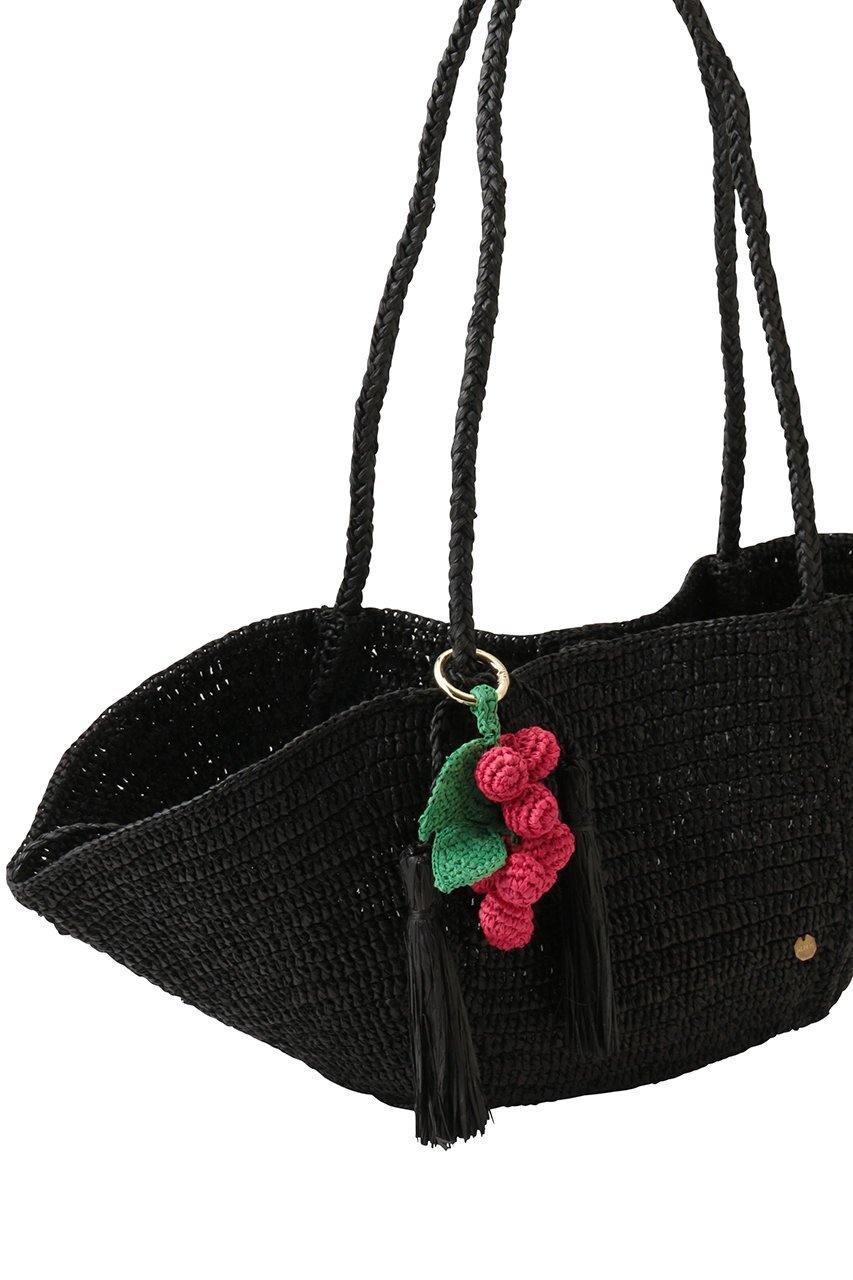 【メゾン エヌ アッシュ パリ/MAISON N H PARIS】のCROISSANT チャーム付きカゴバッグ 人気、トレンドファッション・服の通販 founy(ファニー) 　ファッション　Fashion　レディースファッション　Fashion for Women　バッグ　Bags　エレガント 上品　Elegant　チャーム　Charm, Pendant　デニム　Denim, Jeans Material　ラフィア　Raffia, Natural Straw　新作・新入荷　New Arrivals / New In　other-5|ID: prp329100004941592 ipo3291000000037087747