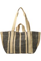 【メゾン エヌ アッシュ パリ/MAISON N H PARIS】のSHOPPING MEDIUM トートバッグ ナチュラル×ブラックストライプ|ID: prp329100004941594 ipo3291000000037087760