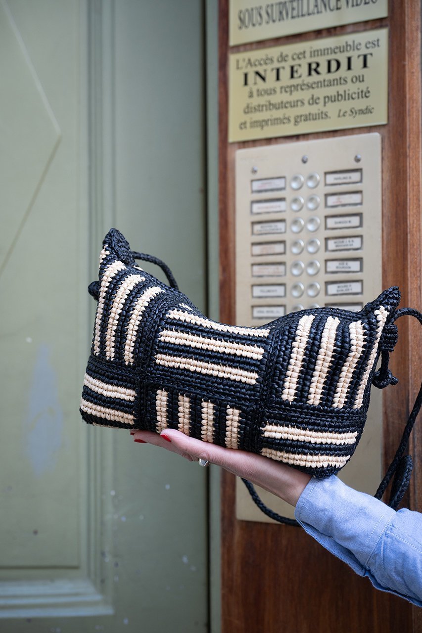 【メゾン エヌ アッシュ パリ/MAISON N H PARIS】のQUINN ラフィアショルダーバッグ 人気、トレンドファッション・服の通販 founy(ファニー) 　ファッション　Fashion　レディースファッション　Fashion for Women　バッグ　Bags　ショルダー　Shoulder, Shoulder Strap　パターン　Pattern, Design Print　ラフィア　Raffia, Natural Straw　新作・新入荷　New Arrivals / New In　other-2|ID: prp329100004941595 ipo3291000000037087770