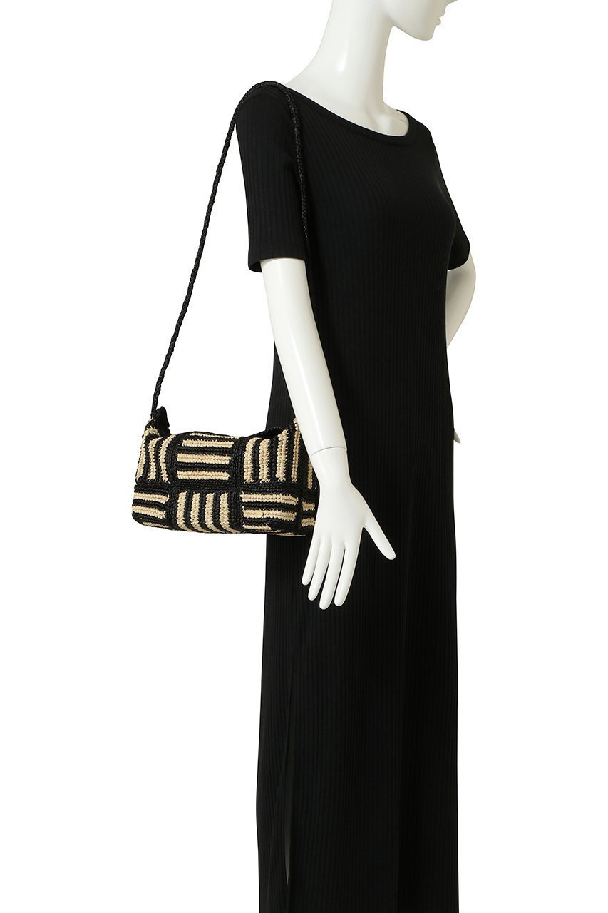 【メゾン エヌ アッシュ パリ/MAISON N H PARIS】のQUINN ラフィアショルダーバッグ 人気、トレンドファッション・服の通販 founy(ファニー) 　ファッション　Fashion　レディースファッション　Fashion for Women　バッグ　Bags　ショルダー　Shoulder, Shoulder Strap　パターン　Pattern, Design Print　ラフィア　Raffia, Natural Straw　新作・新入荷　New Arrivals / New In　other-3|ID: prp329100004941595 ipo3291000000037087771