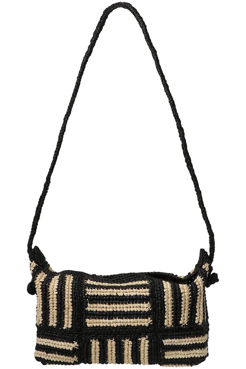 【メゾン エヌ アッシュ パリ/MAISON N H PARIS】のQUINN ラフィアショルダーバッグ 人気、トレンドファッション・服の通販 founy(ファニー) 　ファッション　Fashion　レディースファッション　Fashion for Women　バッグ　Bags　ショルダー　Shoulder, Shoulder Strap　パターン　Pattern, Design Print　ラフィア　Raffia, Natural Straw　新作・新入荷　New Arrivals / New In　other-4|ID: prp329100004941595 ipo3291000000037087772