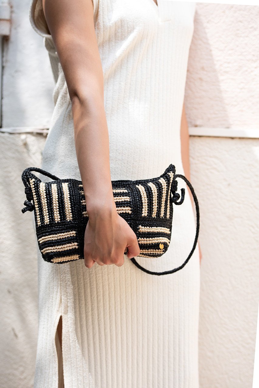 【メゾン エヌ アッシュ パリ/MAISON N H PARIS】のQUINN ラフィアショルダーバッグ 人気、トレンドファッション・服の通販 founy(ファニー) 　ファッション　Fashion　レディースファッション　Fashion for Women　バッグ　Bags　ショルダー　Shoulder, Shoulder Strap　パターン　Pattern, Design Print　ラフィア　Raffia, Natural Straw　新作・新入荷　New Arrivals / New In　other-7|ID: prp329100004941595 ipo3291000000037087775