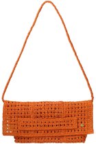 【メゾン エヌ アッシュ パリ/MAISON N H PARIS】のUMA PETIT 2wayラフィアクラッチバッグ マンダリン|ID: prp329100004941596 ipo3291000000037087777