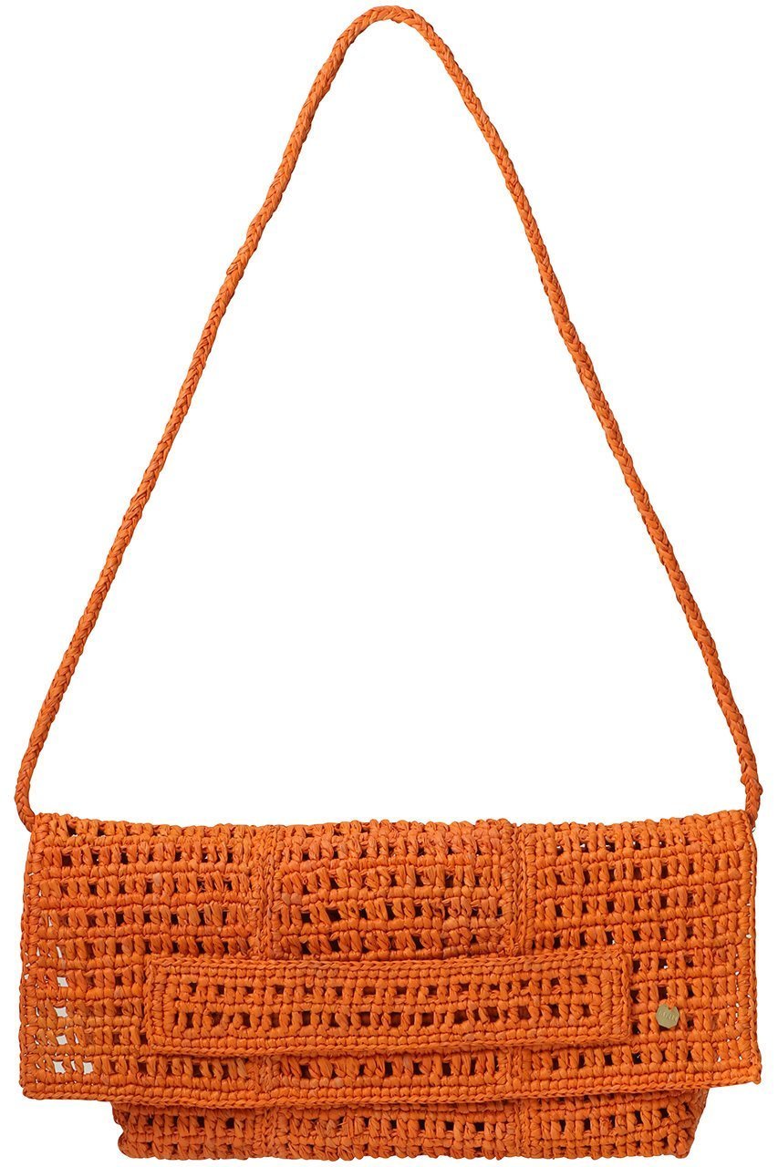 【メゾン エヌ アッシュ パリ/MAISON N H PARIS】のUMA PETIT 2wayラフィアクラッチバッグ インテリア・キッズ・メンズ・レディースファッション・服の通販 founy(ファニー) 　ファッション　Fashion　レディースファッション　Fashion for Women　バッグ　Bags　クラッチ　Clutch, Clutch Bag　パーティ　Party, Party Style　フォルム　Silhouette, Form　モダン　Modern, Contemporary　ラフィア　Raffia, Natural Straw　夏　Summer　新作・新入荷　New Arrivals / New In　マンダリン|ID: prp329100004941596 ipo3291000000037087777