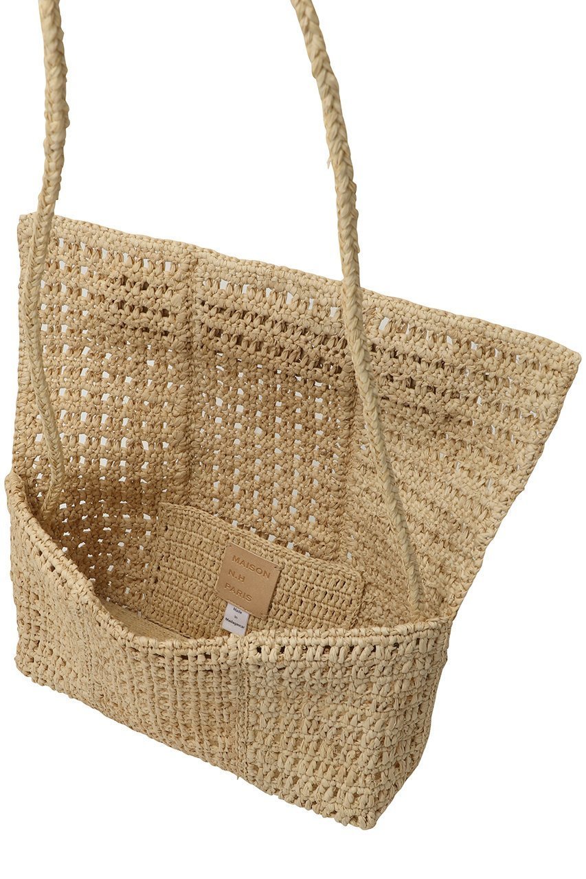 【メゾン エヌ アッシュ パリ/MAISON N H PARIS】のUMA PETIT 2wayラフィアクラッチバッグ 人気、トレンドファッション・服の通販 founy(ファニー) 　ファッション　Fashion　レディースファッション　Fashion for Women　バッグ　Bags　クラッチ　Clutch, Clutch Bag　パーティ　Party, Party Style　フォルム　Silhouette, Form　モダン　Modern, Contemporary　ラフィア　Raffia, Natural Straw　夏　Summer　新作・新入荷　New Arrivals / New In　other-6|ID: prp329100004941596 ipo3291000000037087783