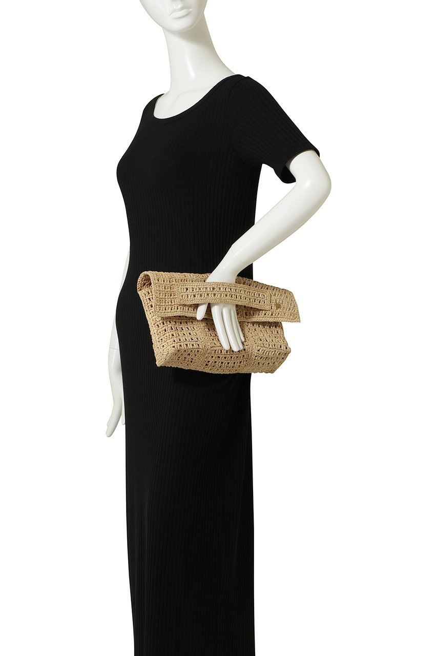 【メゾン エヌ アッシュ パリ/MAISON N H PARIS】のUMA PETIT 2wayラフィアクラッチバッグ 人気、トレンドファッション・服の通販 founy(ファニー) 　ファッション　Fashion　レディースファッション　Fashion for Women　バッグ　Bags　クラッチ　Clutch, Clutch Bag　パーティ　Party, Party Style　フォルム　Silhouette, Form　モダン　Modern, Contemporary　ラフィア　Raffia, Natural Straw　夏　Summer　新作・新入荷　New Arrivals / New In　other-7|ID: prp329100004941596 ipo3291000000037087784