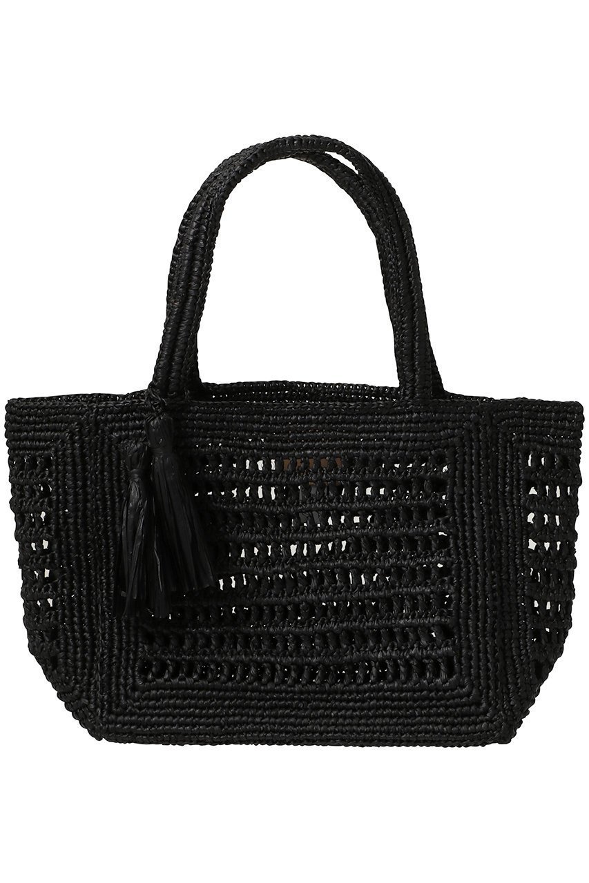 【メゾン エヌ アッシュ パリ/MAISON N H PARIS】のANNABELLE PETIT カゴバッグ インテリア・キッズ・メンズ・レディースファッション・服の通販 founy(ファニー) 　ファッション　Fashion　レディースファッション　Fashion for Women　バッグ　Bags　シンプル　Simple, Minimal　スマート　Smart, Elegant　ポーチ　Pouch, Small Case　ラフィア　Raffia, Natural Straw　夏　Summer　新作・新入荷　New Arrivals / New In　財布　Wallet, Purse　透かし　Cut-Out, Lacework　ブラック|ID: prp329100004941597 ipo3291000000037087787