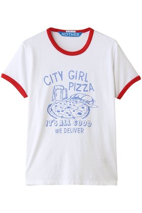 【マザー/MOTHER】の【LIL】THE GOODIE RINGER PIZZAプリント Tシャツ (CPZ) 人気、トレンドファッション・服の通販 founy(ファニー) ファッション Fashion レディースファッション Fashion for Women トップス・カットソー Cut & Sew Tops シャツ・ブラウス・オフィスカジュアル Elegant Blouses & Button-Ups ロングTシャツ・Tシャツ Longline T-Shirts & Tees カットソー・ベーシックTシャツ Cut-and-Sewn Tops / Stretch Tees & Basics グラフィック Graphic, Graphic Design ショート Short, Short Length スリーブ Sleeve, Long Sleeve / Short Sleeve バランス Balance, Style Balance フィット Fit, Slim Fit プリント Print, Printed Pattern ボトム Bottoms, Lower Wear ワイド Wide, Wide Fit 新作・新入荷 New Arrivals / New In |ID:prp329100004941616