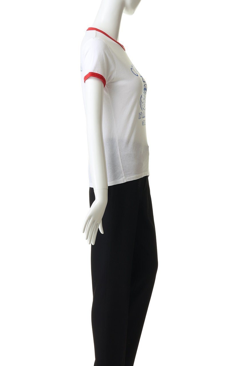 【マザー/MOTHER】の【LIL】THE GOODIE RINGER PIZZAプリント Tシャツ (CPZ) 人気、トレンドファッション・服の通販 founy(ファニー) 　ファッション　Fashion　レディースファッション　Fashion for Women　トップス・カットソー　Cut & Sew Tops　シャツ・ブラウス・オフィスカジュアル　Elegant Blouses & Button-Ups　ロングTシャツ・Tシャツ　Longline T-Shirts & Tees　カットソー・ベーシックTシャツ　Cut-and-Sewn Tops / Stretch Tees & Basics　グラフィック　Graphic, Graphic Design　ショート　Short, Short Length　スリーブ　Sleeve, Long Sleeve / Short Sleeve　バランス　Balance, Style Balance　フィット　Fit, Slim Fit　プリント　Print, Printed Pattern　ボトム　Bottoms, Lower Wear　ワイド　Wide, Wide Fit　新作・新入荷　New Arrivals / New In　other-3|ID: prp329100004941616 ipo3291000000037087942