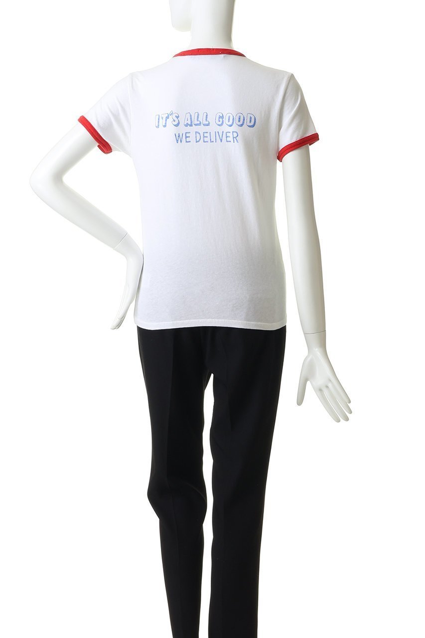 【マザー/MOTHER】の【LIL】THE GOODIE RINGER PIZZAプリント Tシャツ (CPZ) 人気、トレンドファッション・服の通販 founy(ファニー) 　ファッション　Fashion　レディースファッション　Fashion for Women　トップス・カットソー　Cut & Sew Tops　シャツ・ブラウス・オフィスカジュアル　Elegant Blouses & Button-Ups　ロングTシャツ・Tシャツ　Longline T-Shirts & Tees　カットソー・ベーシックTシャツ　Cut-and-Sewn Tops / Stretch Tees & Basics　グラフィック　Graphic, Graphic Design　ショート　Short, Short Length　スリーブ　Sleeve, Long Sleeve / Short Sleeve　バランス　Balance, Style Balance　フィット　Fit, Slim Fit　プリント　Print, Printed Pattern　ボトム　Bottoms, Lower Wear　ワイド　Wide, Wide Fit　新作・新入荷　New Arrivals / New In　other-4|ID: prp329100004941616 ipo3291000000037087943