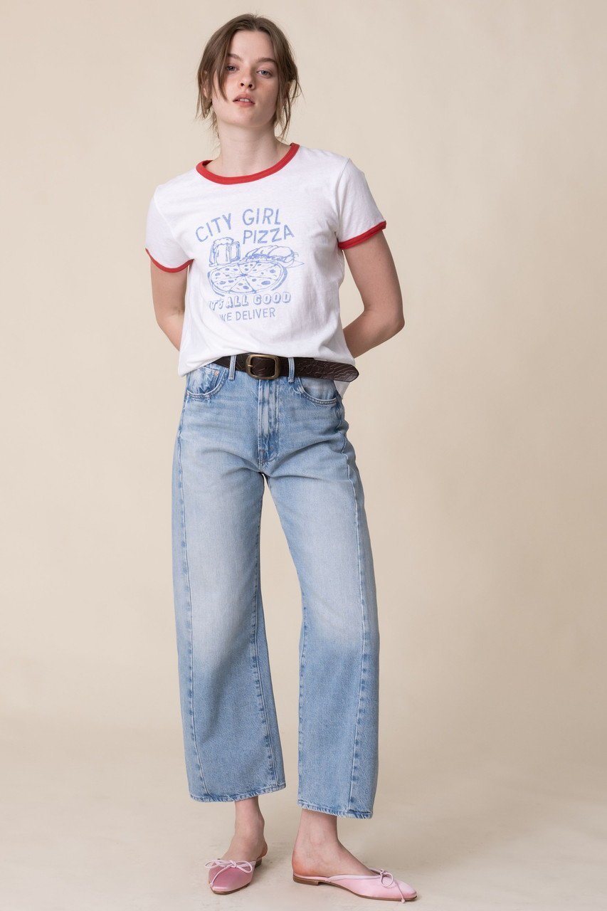 【マザー/MOTHER】の【LIL】THE GOODIE RINGER PIZZAプリント Tシャツ (CPZ) 人気、トレンドファッション・服の通販 founy(ファニー) 　ファッション　Fashion　レディースファッション　Fashion for Women　トップス・カットソー　Cut & Sew Tops　シャツ・ブラウス・オフィスカジュアル　Elegant Blouses & Button-Ups　ロングTシャツ・Tシャツ　Longline T-Shirts & Tees　カットソー・ベーシックTシャツ　Cut-and-Sewn Tops / Stretch Tees & Basics　グラフィック　Graphic, Graphic Design　ショート　Short, Short Length　スリーブ　Sleeve, Long Sleeve / Short Sleeve　バランス　Balance, Style Balance　フィット　Fit, Slim Fit　プリント　Print, Printed Pattern　ボトム　Bottoms, Lower Wear　ワイド　Wide, Wide Fit　新作・新入荷　New Arrivals / New In　other-6|ID: prp329100004941616 ipo3291000000037087945