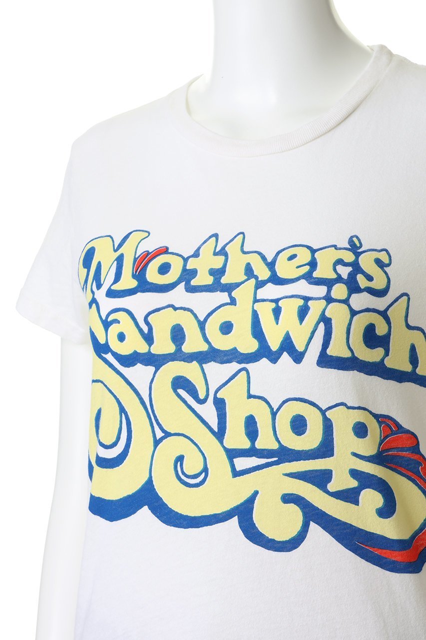 【マザー/MOTHER】のTHE BOXY GOODIE GOODIE Sandwich Shop Tシャツ (DWC) 人気、トレンドファッション・服の通販 founy(ファニー) 　ファッション　Fashion　レディースファッション　Fashion for Women　トップス・カットソー　Cut & Sew Tops　シャツ・ブラウス・オフィスカジュアル　Elegant Blouses & Button-Ups　ロングTシャツ・Tシャツ　Longline T-Shirts & Tees　カットソー・ベーシックTシャツ　Cut-and-Sewn Tops / Stretch Tees & Basics　イエロー　Yellow　グラフィック　Graphic, Graphic Design　ショート　Short, Short Length　スリーブ　Sleeve, Long Sleeve / Short Sleeve　フロント　Front, Front Design　新作・新入荷　New Arrivals / New In　other-5|ID: prp329100004941617 ipo3291000000037087953