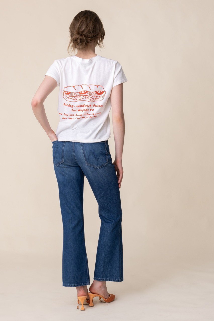 【マザー/MOTHER】のTHE BOXY GOODIE GOODIE Sandwich Shop Tシャツ (DWC) 人気、トレンドファッション・服の通販 founy(ファニー) 　ファッション　Fashion　レディースファッション　Fashion for Women　トップス・カットソー　Cut & Sew Tops　シャツ・ブラウス・オフィスカジュアル　Elegant Blouses & Button-Ups　ロングTシャツ・Tシャツ　Longline T-Shirts & Tees　カットソー・ベーシックTシャツ　Cut-and-Sewn Tops / Stretch Tees & Basics　イエロー　Yellow　グラフィック　Graphic, Graphic Design　ショート　Short, Short Length　スリーブ　Sleeve, Long Sleeve / Short Sleeve　フロント　Front, Front Design　新作・新入荷　New Arrivals / New In　other-7|ID: prp329100004941617 ipo3291000000037087955