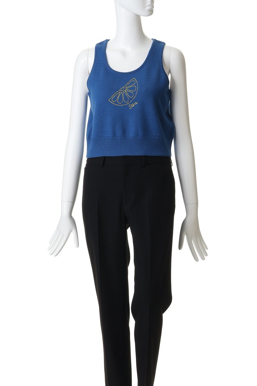 【マザー/MOTHER】のTHE RELAXED TANK フルーツ刺しゅうタンクトップ (OPB) 人気、トレンドファッション・服の通販 founy(ファニー) 　ファッション　Fashion　レディースファッション　Fashion for Women　トップス・カットソー　Cut & Sew Tops　キャミソール&ノースリーブ　Camisoles & Sleeveless Tops　シャツ・ブラウス・オフィスカジュアル　Elegant Blouses & Button-Ups　ロングTシャツ・Tシャツ　Longline T-Shirts & Tees　カットソー・ベーシックTシャツ　Cut-and-Sewn Tops / Stretch Tees & Basics　カッティング　Cutting Detail　キャミソール　Camisole, Spaghetti Strap Top　コンパクト　Compact, Small Size　ストライプ　Stripe, Striped Pattern　タンク　Tank Top, Sleeveless Top　デニム　Denim, Jeans Material　ボトム　Bottoms, Lower Wear　夏　Summer　新作・新入荷　New Arrivals / New In　other-2|ID: prp329100004941621 ipo3291000000037087982