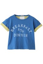 【マザー/MOTHER】のTHE DOUBLE ROWDY BREAKFAST FOR DINNER Tシャツ (KFD) ブルー|ID: prp329100004941622 ipo3291000000037087989