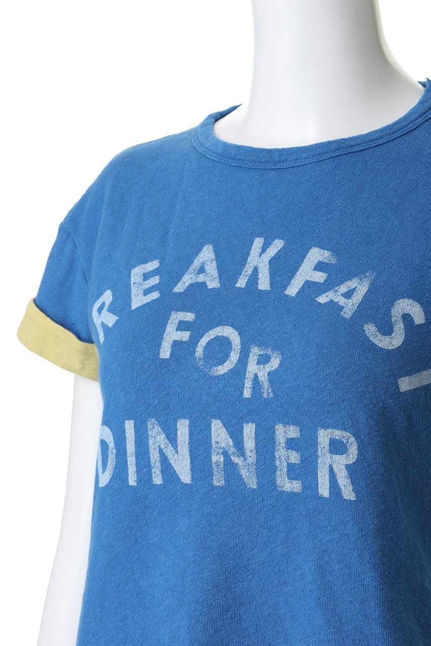 【マザー/MOTHER】のTHE DOUBLE ROWDY BREAKFAST FOR DINNER Tシャツ (KFD) 人気、トレンドファッション・服の通販 founy(ファニー) 　ファッション　Fashion　レディースファッション　Fashion for Women　トップス・カットソー　Cut & Sew Tops　シャツ・ブラウス・オフィスカジュアル　Elegant Blouses & Button-Ups　ロングTシャツ・Tシャツ　Longline T-Shirts & Tees　カットソー・ベーシックTシャツ　Cut-and-Sewn Tops / Stretch Tees & Basics　ショート　Short, Short Length　スリーブ　Sleeve, Long Sleeve / Short Sleeve　トレンド　Trend, Trending Now　フィット　Fit, Slim Fit　プリント　Print, Printed Pattern　ボトム　Bottoms, Lower Wear　モチーフ　Motif, Design Theme　リネン　Linen, Linen Fabric　ワイド　Wide, Wide Fit　新作・新入荷　New Arrivals / New In　other-5|ID: prp329100004941622 ipo3291000000037087993