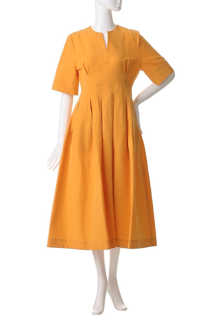 【デザイン ワークス/DESIGN WORKS】のコットンリネンタイプライタータックワンピース 人気、トレンドファッション・服の通販 founy(ファニー) 　ファッション　Fashion　レディースファッション　Fashion for Women　ワンピース　Dresses　チュニック　Tunic Tops & Dresses　チュニック　Tunic, Long Top　ロング　Long, Long-Length　新作・新入荷　New Arrivals / New In　other-2|ID: prp329100004941624 ipo3291000000037088006