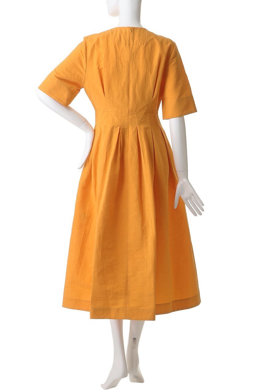 【デザイン ワークス/DESIGN WORKS】のコットンリネンタイプライタータックワンピース 人気、トレンドファッション・服の通販 founy(ファニー) 　ファッション　Fashion　レディースファッション　Fashion for Women　ワンピース　Dresses　チュニック　Tunic Tops & Dresses　チュニック　Tunic, Long Top　ロング　Long, Long-Length　新作・新入荷　New Arrivals / New In　other-4|ID: prp329100004941624 ipo3291000000037088008