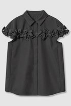 【アルアバイル/allureville】の【LOULOU WILLOUGHBY】メニーリボンシャツA 人気、トレンドファッション・服の通販 founy(ファニー) ファッション Fashion レディースファッション Fashion for Women トップス・カットソー Cut & Sew Tops シャツ・ブラウス・オフィスカジュアル Elegant Blouses & Button-Ups コンパクト Compact, Small Size ショート Short, Short Length スリーブ Sleeve, Long Sleeve / Short Sleeve バランス Balance, Style Balance フィット Fit, Slim Fit フェミニン Feminine, Girly マニッシュ Mannish, Boyish リボン Ribbon, Bow 新作・新入荷 New Arrivals / New In thumbnail ブラック|ID: prp329100004941633 ipo3291000000037088065