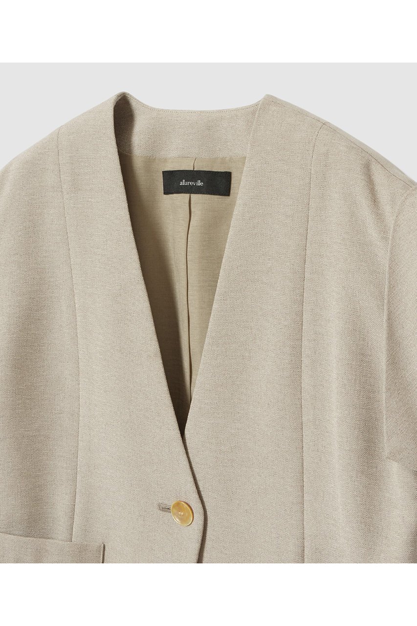 【アルアバイル/allureville】のフレンチスリーブショートジレ 人気、トレンドファッション・服の通販 founy(ファニー) 　ファッション　Fashion　レディースファッション　Fashion for Women　アウター　Coat / Outerwear Collection　レディースジャケット・軽アウター　Jackets　カフス　Cuff Design　ショート　Short, Short Length　ジャケット　Jacket, Outerwear　スリーブ　Sleeve, Long Sleeve / Short Sleeve　ノースリーブ　Sleeveless, No-Sleeve　バランス　Balance, Style Balance　フレンチ　French, French Style　ベスト　Vest, Waistcoat　夏　Summer　新作・新入荷　New Arrivals / New In　other-3|ID: prp329100004941635 ipo3291000000037088085