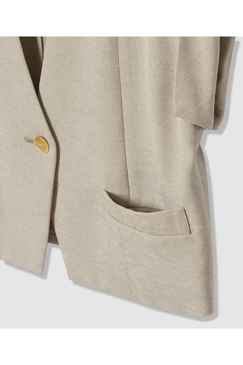 【アルアバイル/allureville】のフレンチスリーブショートジレ 人気、トレンドファッション・服の通販 founy(ファニー) 　ファッション　Fashion　レディースファッション　Fashion for Women　アウター　Coat / Outerwear Collection　レディースジャケット・軽アウター　Jackets　カフス　Cuff Design　ショート　Short, Short Length　ジャケット　Jacket, Outerwear　スリーブ　Sleeve, Long Sleeve / Short Sleeve　ノースリーブ　Sleeveless, No-Sleeve　バランス　Balance, Style Balance　フレンチ　French, French Style　ベスト　Vest, Waistcoat　夏　Summer　新作・新入荷　New Arrivals / New In　other-5|ID: prp329100004941635 ipo3291000000037088087