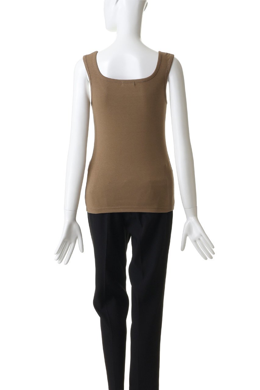 【アルアバイル/allureville】のフライススクエアNCタンク 人気、トレンドファッション・服の通販 founy(ファニー) 　ファッション　Fashion　レディースファッション　Fashion for Women　トップス・カットソー　Cut & Sew Tops　キャミソール&ノースリーブ　Camisoles & Sleeveless Tops　シャツ・ブラウス・オフィスカジュアル　Elegant Blouses & Button-Ups　ロングTシャツ・Tシャツ　Longline T-Shirts & Tees　カットソー・ベーシックTシャツ　Cut-and-Sewn Tops / Stretch Tees & Basics　インナー　Innerwear　キャミソール　Camisole, Spaghetti Strap Top　ジャケット　Jacket, Outerwear　スクエア　Square, Square Shape　タンク　Tank Top, Sleeveless Top　デコルテ　Décolleté, Neckline　新作・新入荷　New Arrivals / New In　other-4|ID: prp329100004941637 ipo3291000000037088104