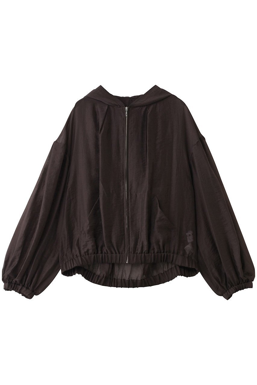 【エリオポール/heliopole】の【THREE DOTS】シャイニージップアップフーディ インテリア・キッズ・メンズ・レディースファッション・服の通販 founy(ファニー) 　ファッション　Fashion　レディースファッション　Fashion for Women　アウター　Coat / Outerwear Collection　レディースジャケット・軽アウター　Jackets　ブルゾンジャケット・スポーティアウター　Blouson Jackets　コンパクト　Compact, Small Size　シアー　Sheer, See-Through　シャイニー　Shiny, Glossy Finish　ジャケット　Jacket, Outerwear　スポーティ　Sporty, Casual Athletic　スリーブ　Sleeve, Long Sleeve / Short Sleeve　ブルゾン　Blouson, Bomber Jacket　夏　Summer　新作・新入荷　New Arrivals / New In　春　Spring　S/S・春夏　SS, Spring/Summer, Warm Season　ブラウン|ID: prp329100004941639 ipo3291000000037088115