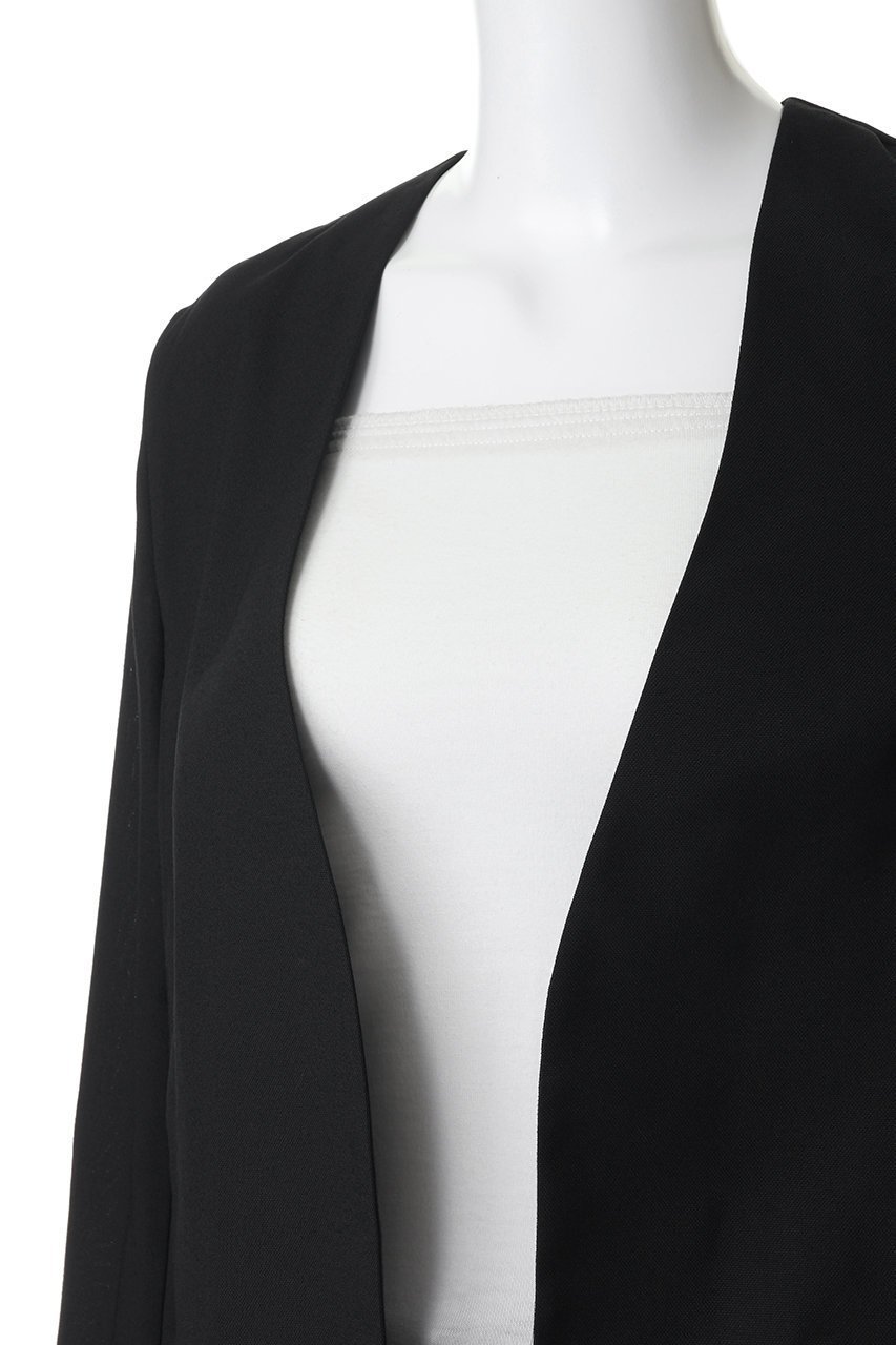 【ウィムガゼット/Whim Gazette】のシアーノーカラージャケット 人気、トレンドファッション・服の通販 founy(ファニー) 　ファッション　Fashion　レディースファッション　Fashion for Women　アウター　Coat / Outerwear Collection　レディースジャケット・軽アウター　Jackets　ノーカラージャケット / シンプル上品コーデ　Collarless Jackets　シアー　Sheer, See-Through　ジャケット　Jacket, Outerwear　スリーブ　Sleeve, Long Sleeve / Short Sleeve　ロング　Long, Long-Length　夏　Summer　新作・新入荷　New Arrivals / New In　春　Spring　S/S・春夏　SS, Spring/Summer, Warm Season　other-5|ID: prp329100004941642 ipo3291000000037088138