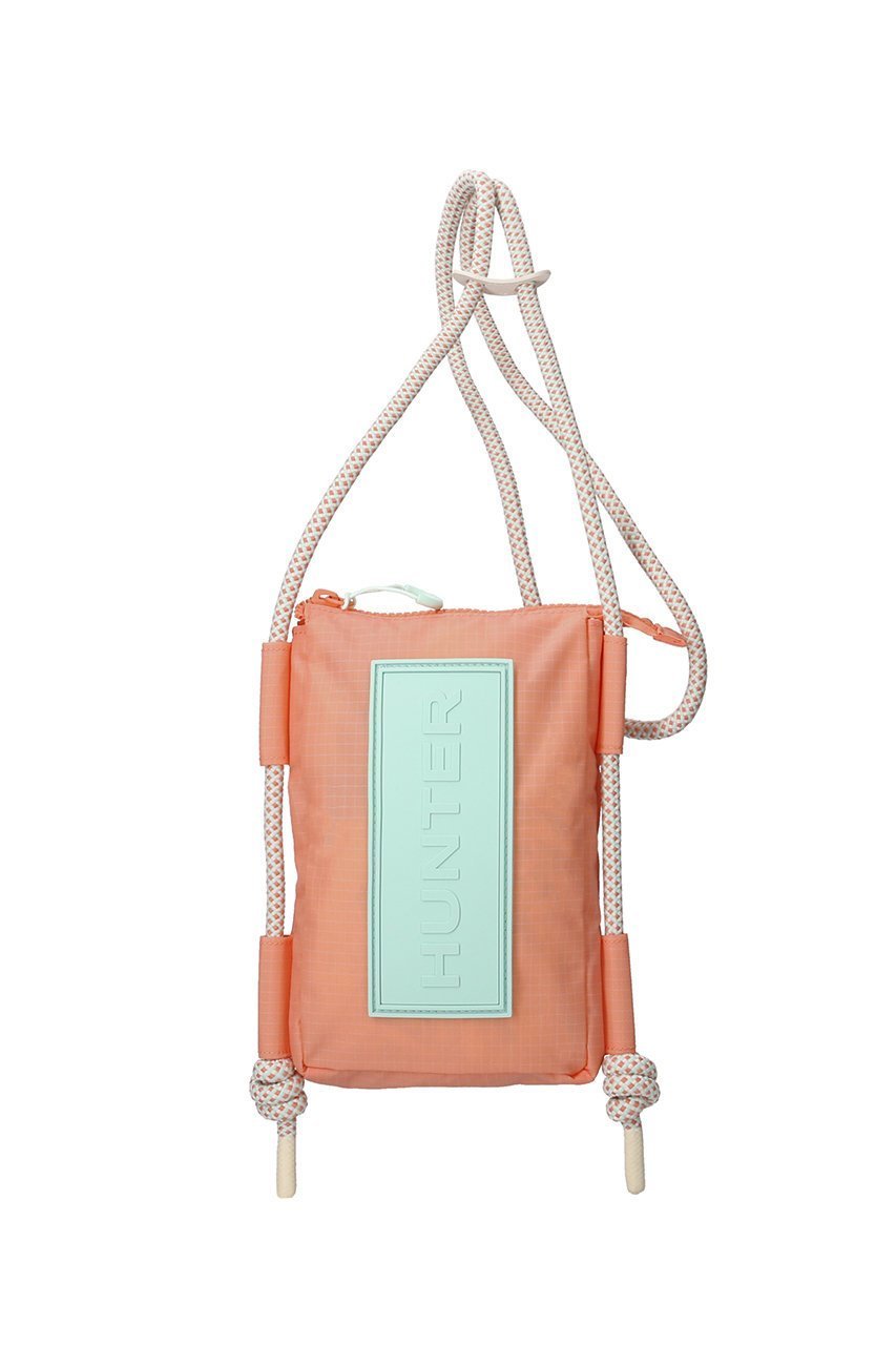 【ハンター/HUNTER】のトラベル リップストップ リサイクル ナイロン フォンポーチ インテリア・キッズ・メンズ・レディースファッション・服の通販 founy(ファニー) 　ファッション　Fashion　レディースファッション　Fashion for Women　ポーチ&ミニバッグ　Pouches & Mini Bags　ユニセックス　Unisex, Genderless　トラベル　Travel, Travel Gear　ポケット　Pocket, Pocket Detail　ポーチ　Pouch, Small Case　リップ　Lip, Lip Motif　新作・新入荷　New Arrivals / New In　グレープフルーツ/ホワイト|ID: prp329100004941645 ipo3291000000037088155