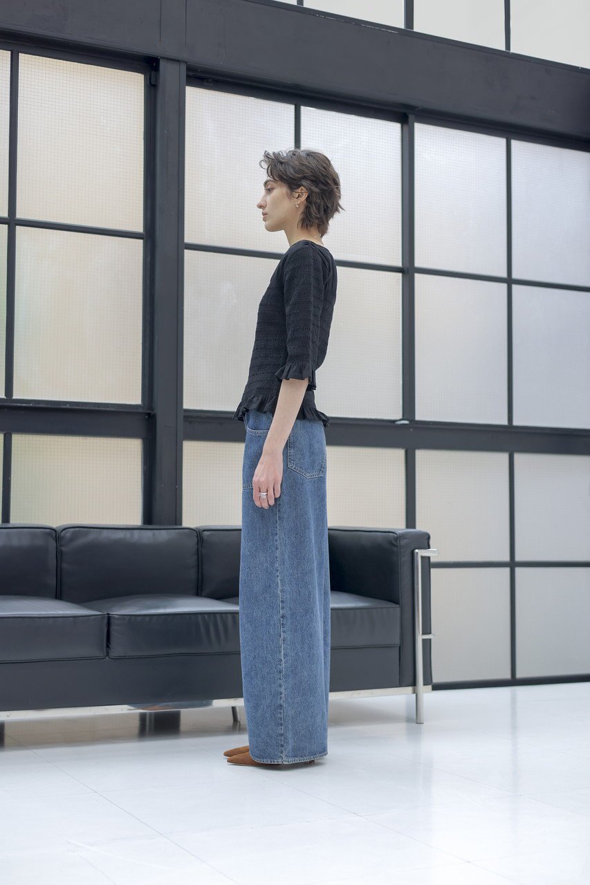 【マーレット/MERLETTE】のTULSI ワイドレッグデニムパンツ 人気、トレンドファッション・服の通販 founy(ファニー) 　ファッション　Fashion　レディースファッション　Fashion for Women　パンツ　Pants & Trousers　デニムパンツ・ジーンズ・美脚デニム　Denim Jeans & Pants　デニム　Denim, Jeans Material　ロング　Long, Long-Length　新作・新入荷　New Arrivals / New In　other-7|ID: prp329100004941646 ipo3291000000037088169
