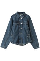 【マーレット/MERLETTE】のRHEA バックギャザーデニムジャケット 人気、トレンドファッション・服の通販 founy(ファニー) ファッション Fashion レディースファッション Fashion for Women アウター Coat / Outerwear Collection レディースジャケット・軽アウター Jackets デニムジャケット / カジュアルアウター Denim Jackets ギャザー Gathered, Ruffled シェイプ Shape, Slim Fit ジャケット Jacket, Outerwear スリーブ Sleeve, Long Sleeve / Short Sleeve デニム Denim, Jeans Material フェミニン Feminine, Girly ロング Long, Long-Length 新作・新入荷 New Arrivals / New In |ID:prp329100004941647