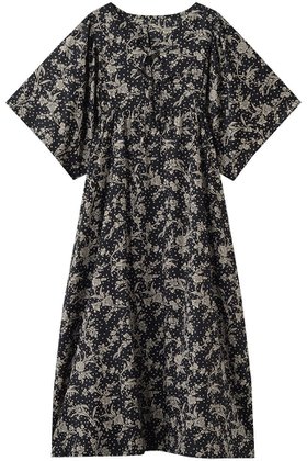 【キッドブルー/KID BLUE】 26LIBERTYプリントワンピース人気、トレンドファッション・服の通販 founy(ファニー) ファッション Fashion レディースファッション Fashion for Women ワンピース Dresses スリーブ Sleeve, Long Sleeve / Short Sleeve パジャマ Pajamas, Sleepwear フラワー Flower, Floral プリント Print, Printed Pattern リラックス Relax, Relaxed Fit 新作・新入荷 New Arrivals / New In |ID:prp329100004941648