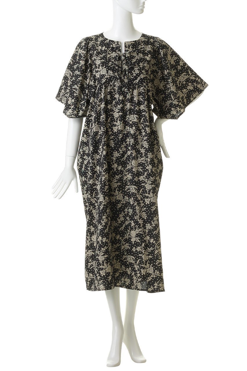 【キッドブルー/KID BLUE】の26LIBERTYプリントワンピース 人気、トレンドファッション・服の通販 founy(ファニー) 　ファッション　Fashion　レディースファッション　Fashion for Women　ワンピース　Dresses　スリーブ　Sleeve, Long Sleeve / Short Sleeve　パジャマ　Pajamas, Sleepwear　フラワー　Flower, Floral　プリント　Print, Printed Pattern　リラックス　Relax, Relaxed Fit　新作・新入荷　New Arrivals / New In　other-2|ID: prp329100004941648 ipo3291000000037088181