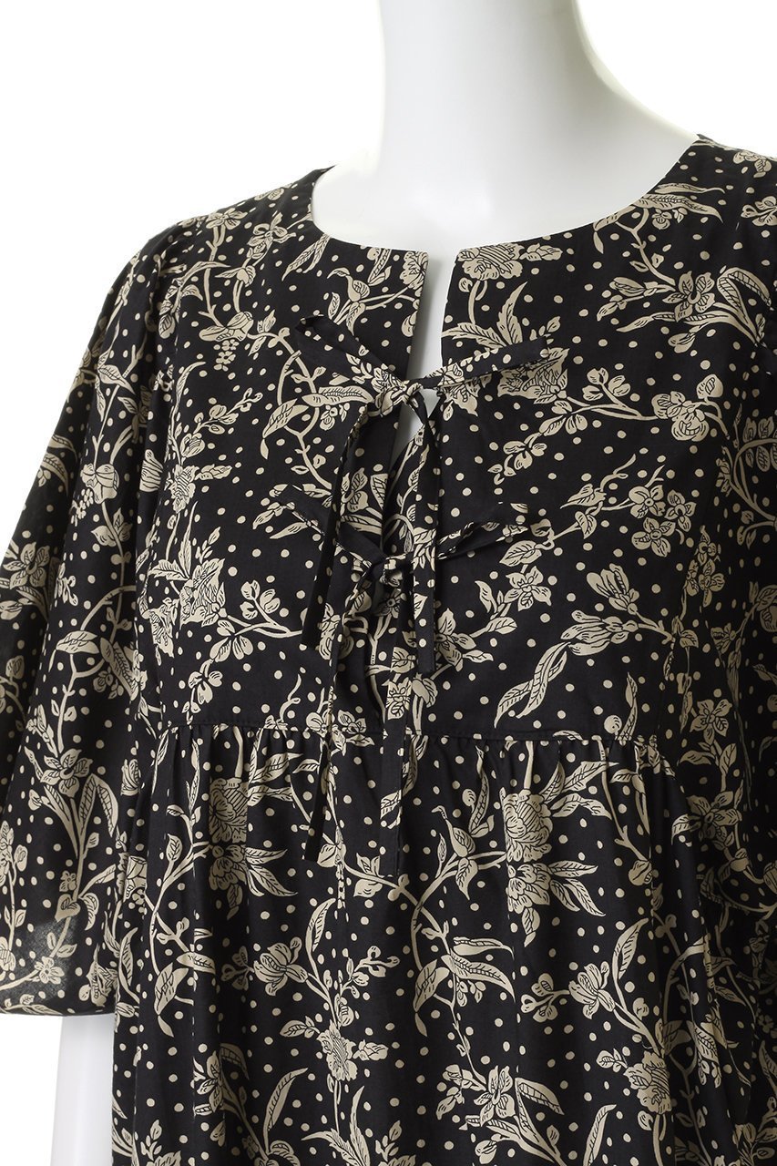 【キッドブルー/KID BLUE】の26LIBERTYプリントワンピース 人気、トレンドファッション・服の通販 founy(ファニー) 　ファッション　Fashion　レディースファッション　Fashion for Women　ワンピース　Dresses　スリーブ　Sleeve, Long Sleeve / Short Sleeve　パジャマ　Pajamas, Sleepwear　フラワー　Flower, Floral　プリント　Print, Printed Pattern　リラックス　Relax, Relaxed Fit　新作・新入荷　New Arrivals / New In　other-5|ID: prp329100004941648 ipo3291000000037088184